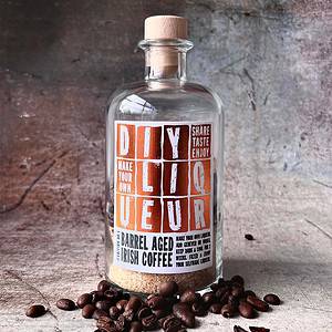 Make Your Own Liqueur Bottle - Barrel Aged Irish Coffee